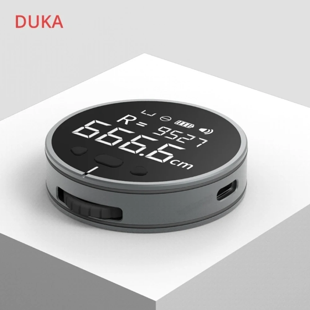 

DUKA ATuMan Little Q Electric Ruler Distance Meter HD LCD Screen Measure Tools Rechargeable digital tape measure medidor laser