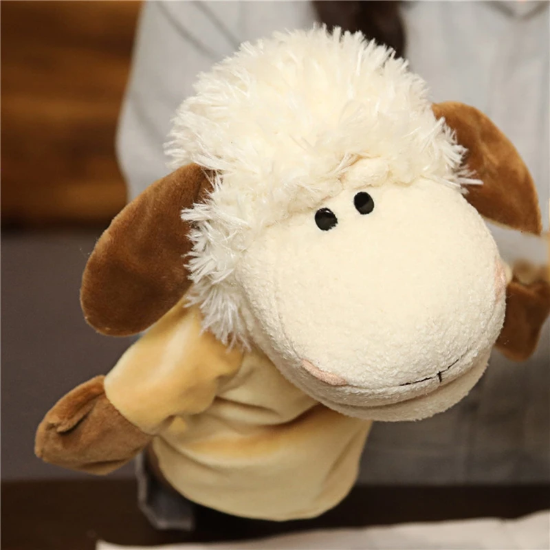 

Cartoon Animal Glove Hand Puppet Family Activity Role Play Kids Party Favor Set