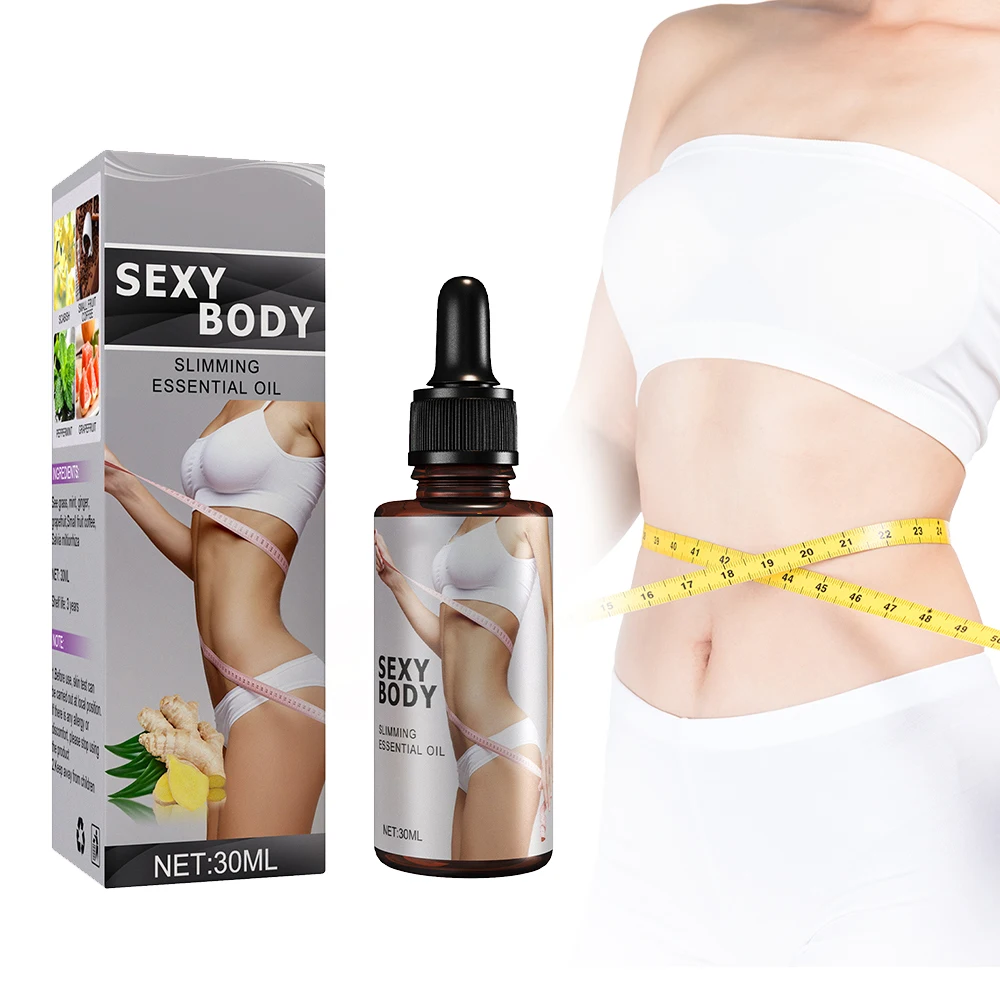 30ml Body Sculpting Essential Oil Slimming Firming Big Belly Belly Thin Thigh Muscle Shaping Massage Body Essential Oil Portable