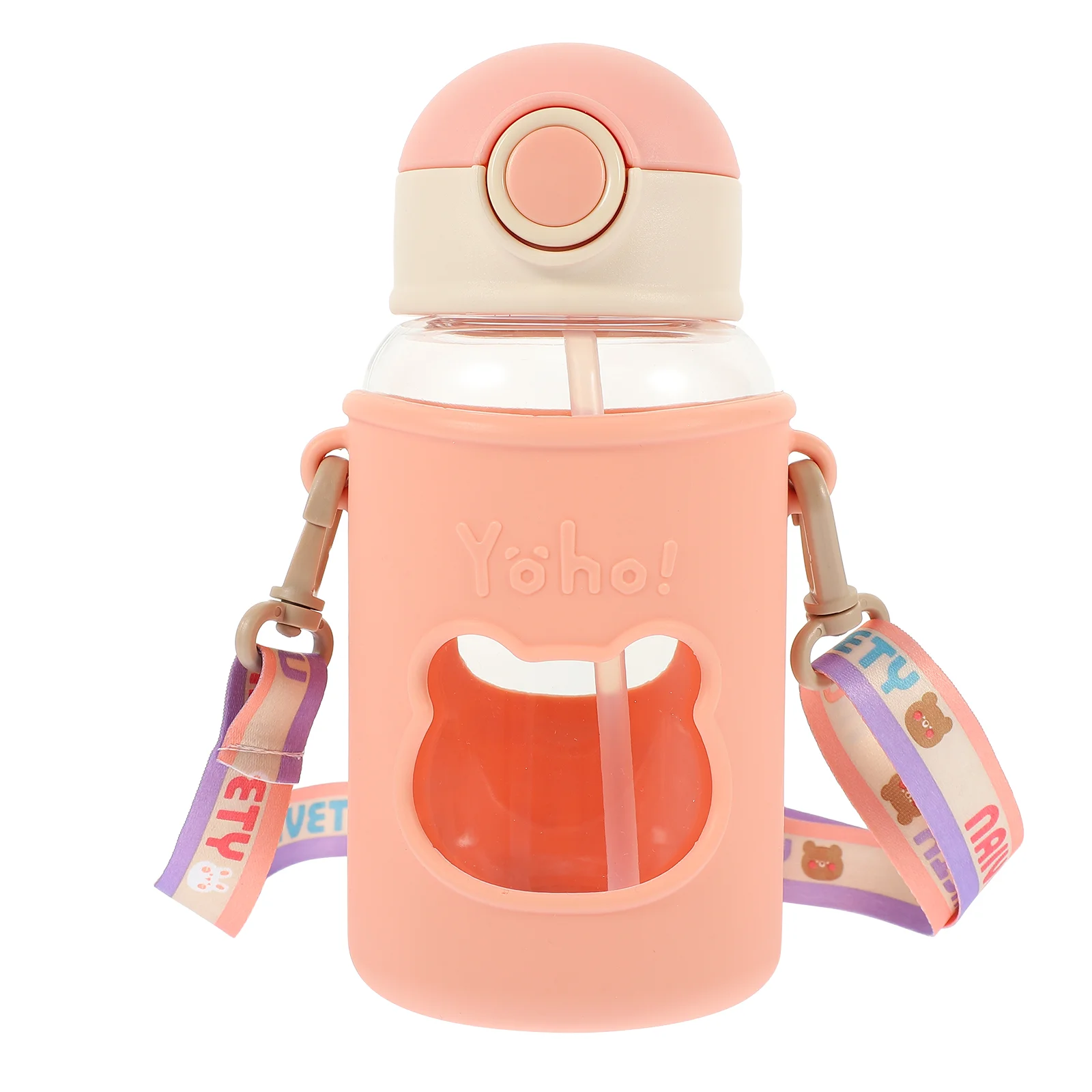 

Bottle Straw Cup Juggym Largedrink Toddler Cups Yoga Container Portable Outdoor Sportscamping Cycling Marker Time Daily Sleeve