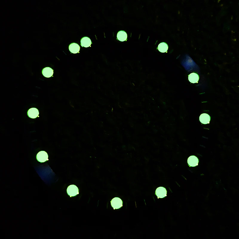 Mod 28.5mm*24.5mm NH70 Movement Skeleton Dial C3 Green Luminous Chapter Ring Dial Fit Seiko Watch Repair and Replace Accessories