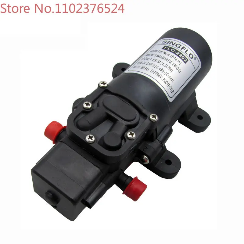 

Singflo FLO-2202 35psi RV самовсасывающий морской автомобильный мойщик, электрические Диафрагменные насосы mini 12v dc, водяной насос