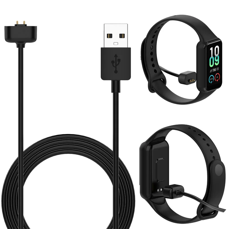 

1m Magnetic Adapter USB Charging Cable Cord Wire Portable Charger for Huawei Amazfit band7 Smart Watch Accessories