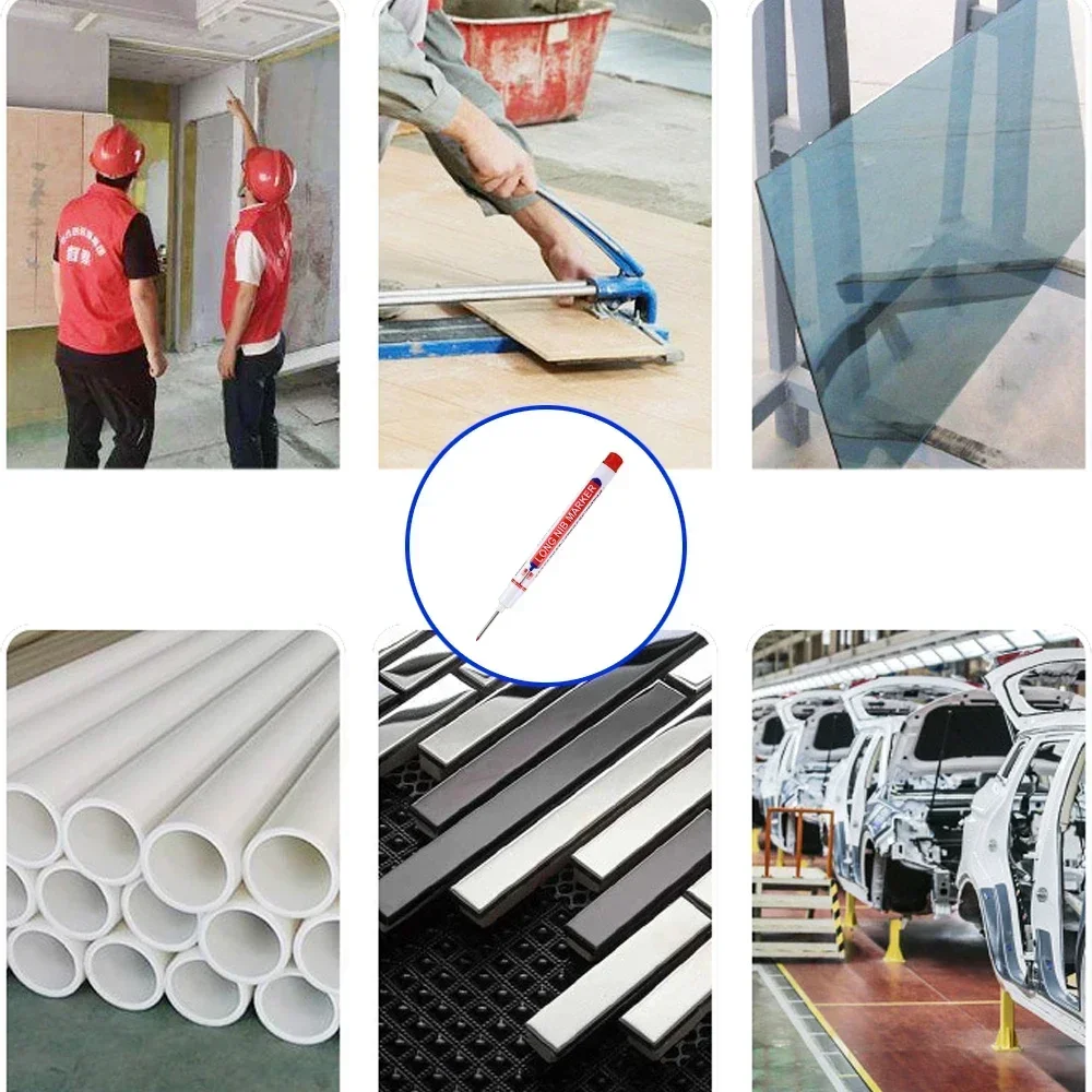 4/8/16/40/80 шт. водостойкие длинные маркеры 2 см