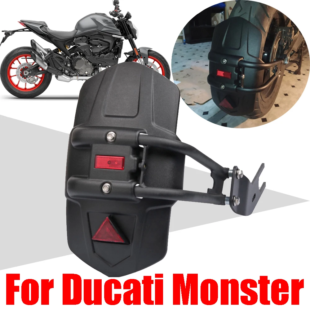 

For Ducati Monster 950 937 821 696 795 797 Motorcycle Accessories Rear Fender Mudguard Splash Guard Rear Wheel Mudflap Cover