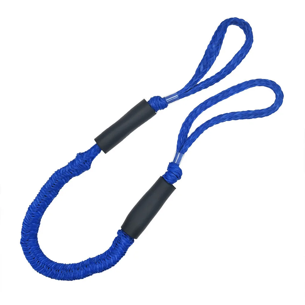 

2PCS 3.5-5.5ft Bungee Dock Line Mooring Stretch Rope Quick Docking Boat Bungee Dock Line Stretching Mooring Rope for Boat