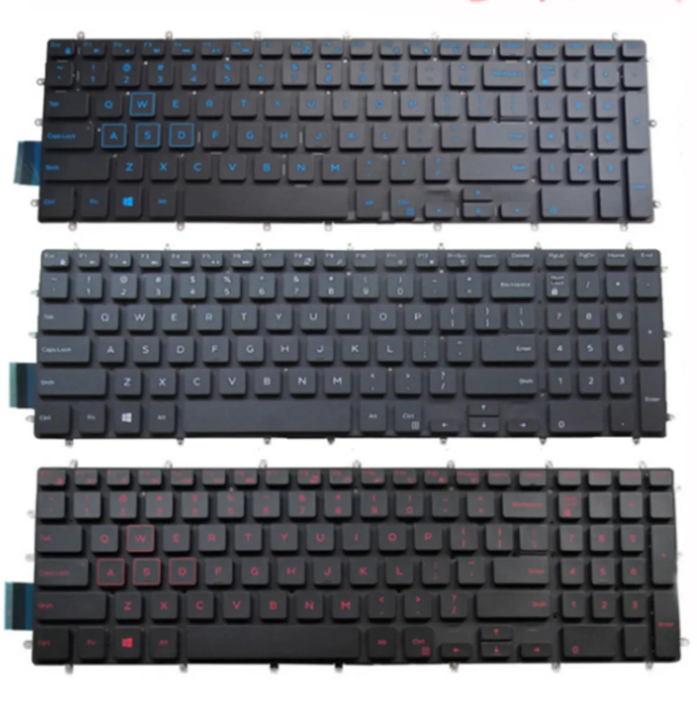 

NEW For Dell Inspiron 15 5565 5567 5570 5575 7566 7567 G3-3579 3779 3583 G5 5587 G7 7588 US Keyboard With Backlit