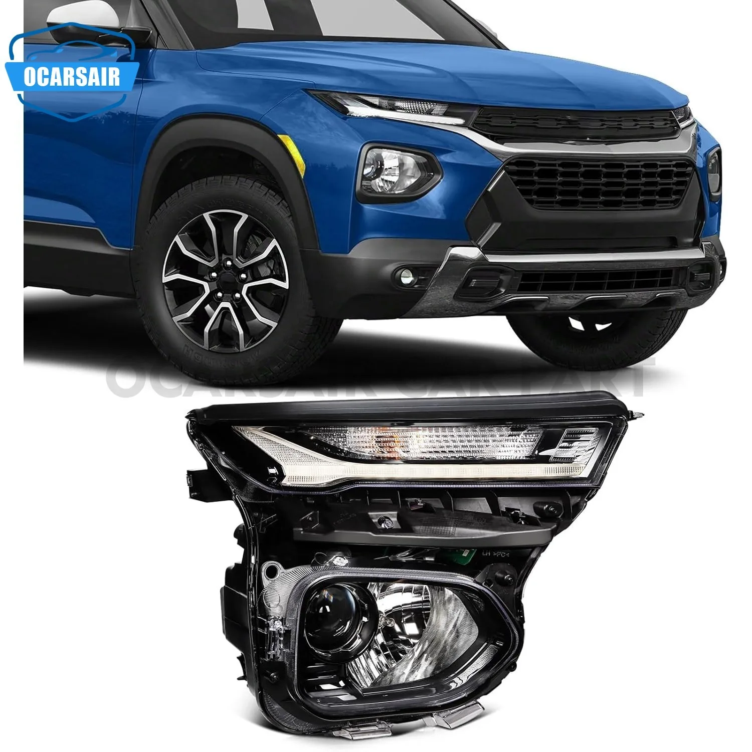

1 шт. передняя левая/правая фара в сборе, подходит для Chevy Trailblazer 2021-2024 гг.
