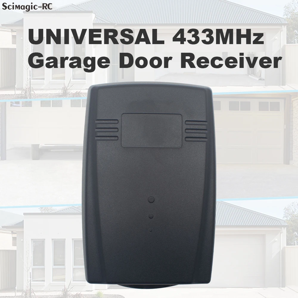 

Universal 2 Channel Gate Garage Door Remote Control Receiver 433MHz 433.92 MHz Fixed & Rolling Code Remote Control Switch