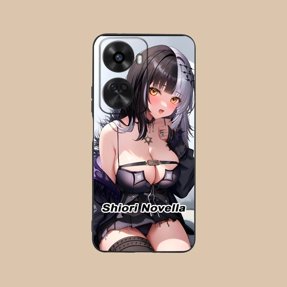 Модный чехол для мобильного телефона Shiori Novella Huawei Nova 12 11 10 9 8 7 Pro SE 5G черный мягкий