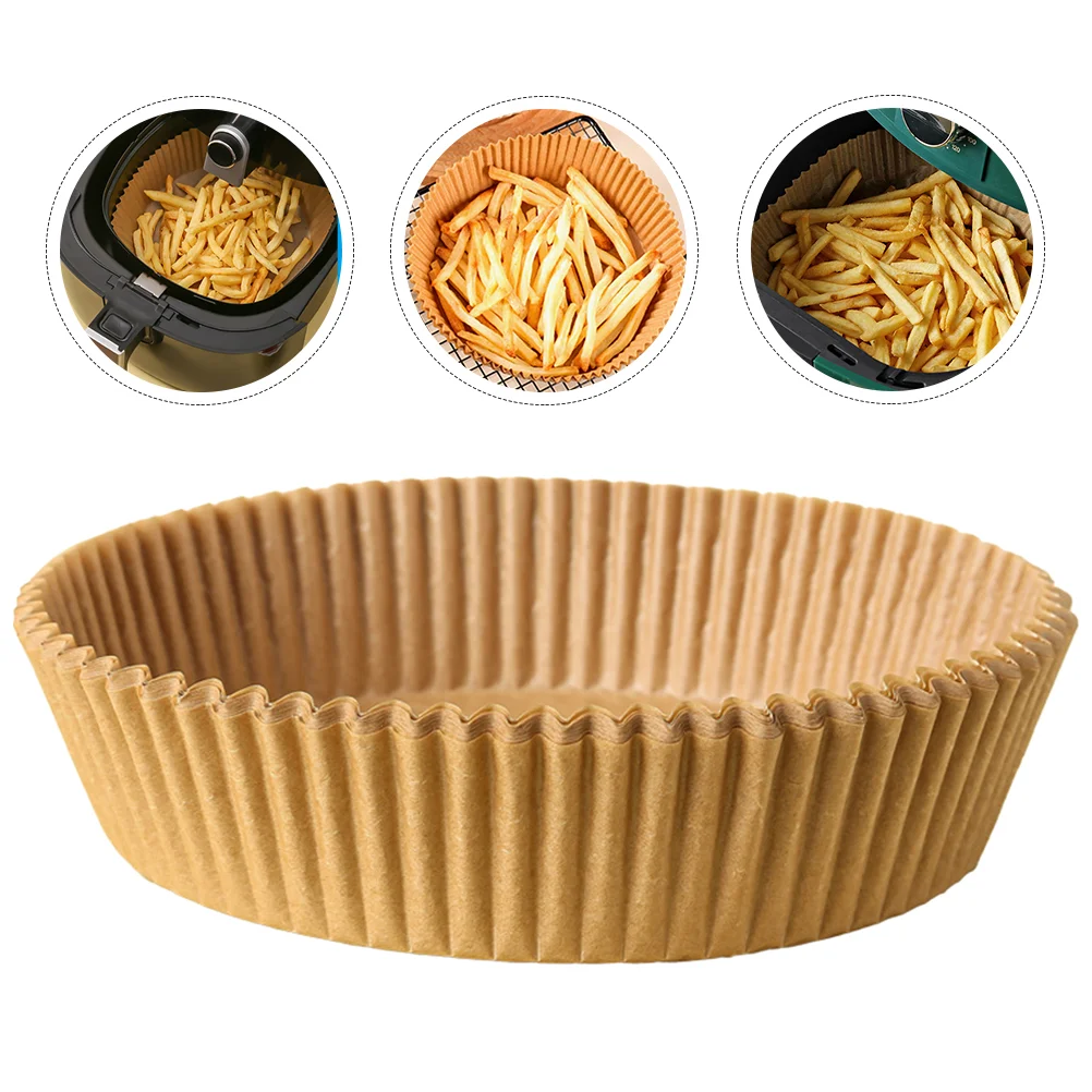 

Air Fryer Liner Paper Mat Reusable Replaceable Kitchen Liners Disposable Accessories Cookinglining Stick Non Basket Baking