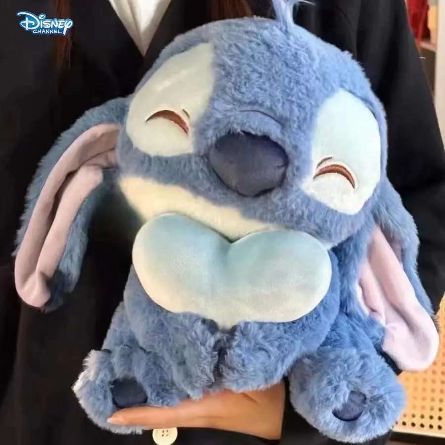 Игрушка плюшевая Ститч в виде сердца Disney милая кукла аксессуары для девочек