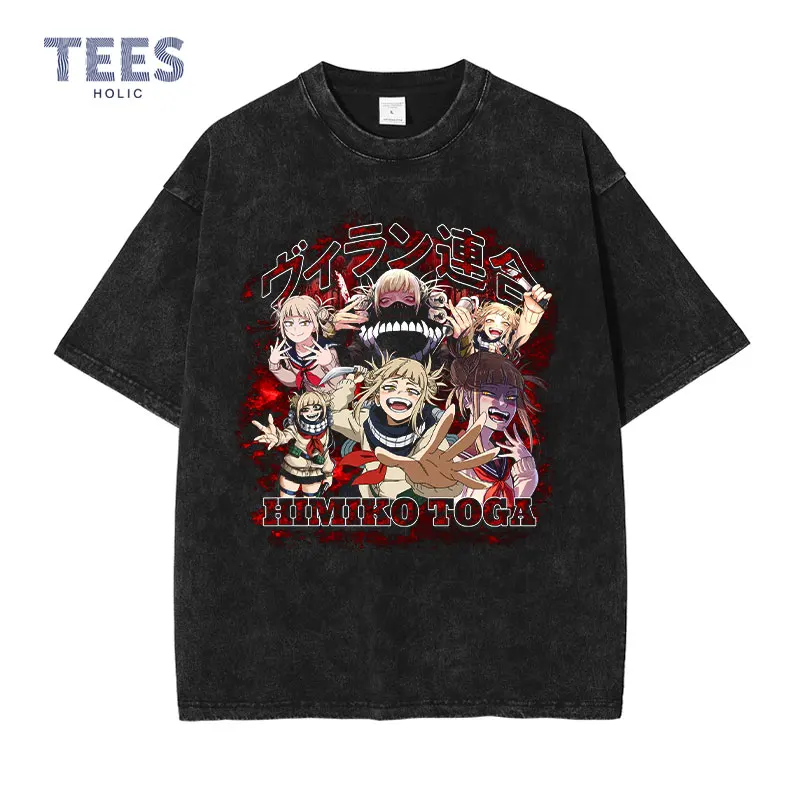 

Футболка мужская оверсайз с рисунком из м/ф «Моя геройская Академия»