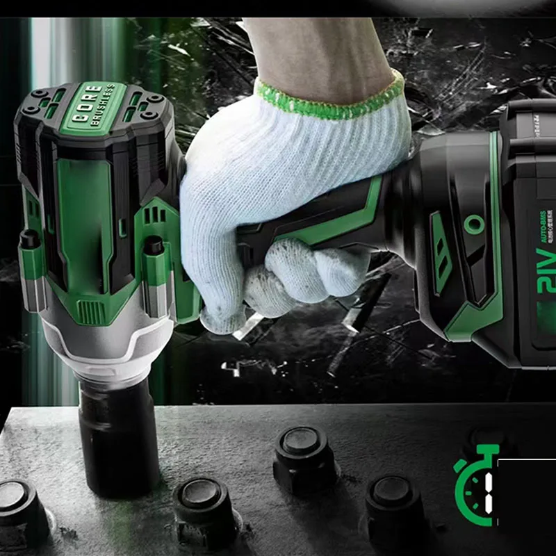 

Electric Wrench Franchise Store Electric Wrench Brushless Large Torque Air Gun Lithium Battery Auto Repair Type Impact Wrench
