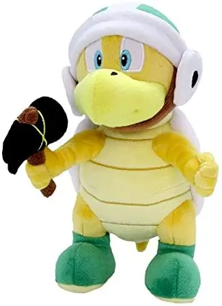 

New Cute Classical Game Hammer Bros Turtle Plush 18CM Kids Stuffed Toys For Children Gifts