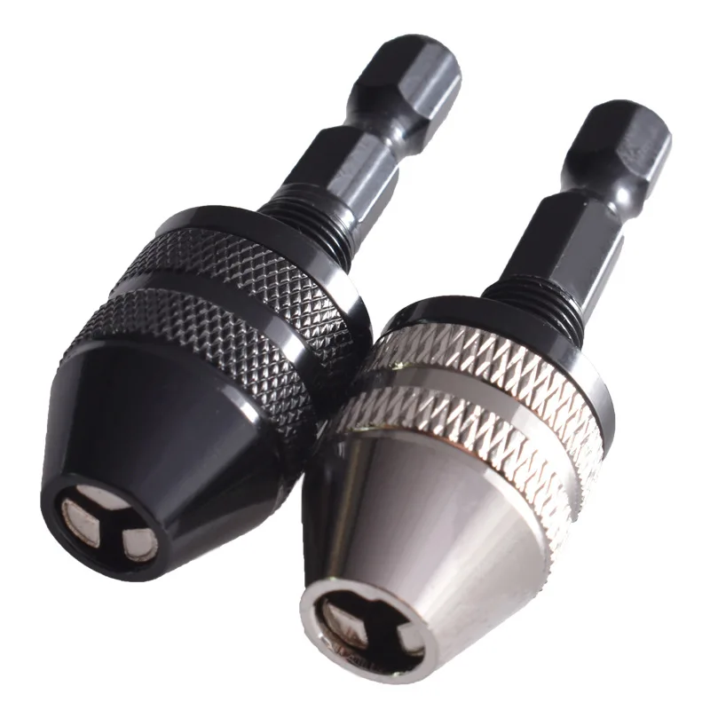 

1 шт. многоключевой сверлильный патрон 0,3-3,6 мм инструмент для преобразования 1/4; Шестигранный хвостовик быстрая замена патрон-адаптер конве...