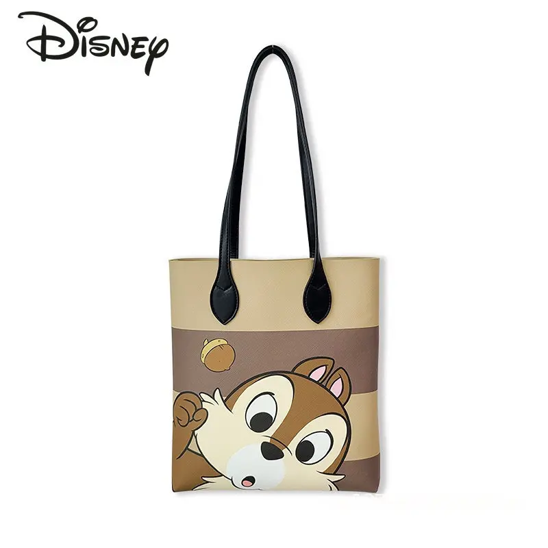 Disney Qiqi New Women's Shoulder Bag Fashion High Capacity Commuter Handbag Cartoon Leisure Multifunctional Shopping Bag