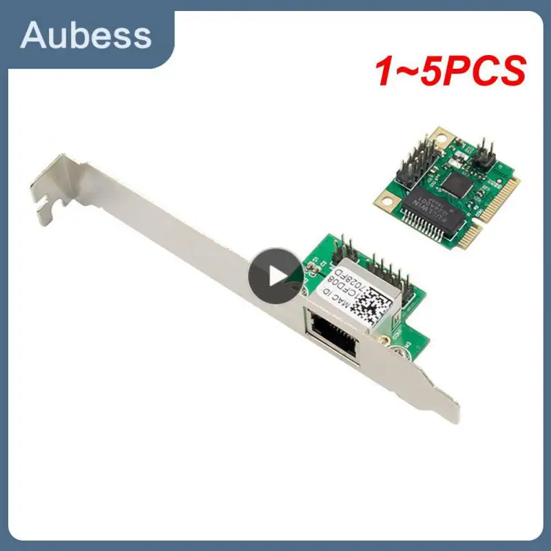 

1~5PCS Base-T Gigabit Network Adapter I225 Chip 2500Mbps M.2 B/M Key To Pcie 2.5Gb Ethernet Card RJ45 LAN Controller Card