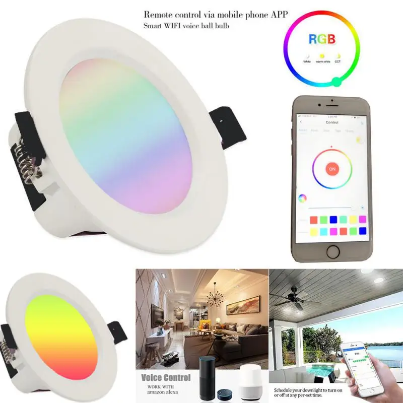 

Передовая технология Smart Remote Control настраиваемый цвет температура гладкий и современный дизайн Голосовое управление