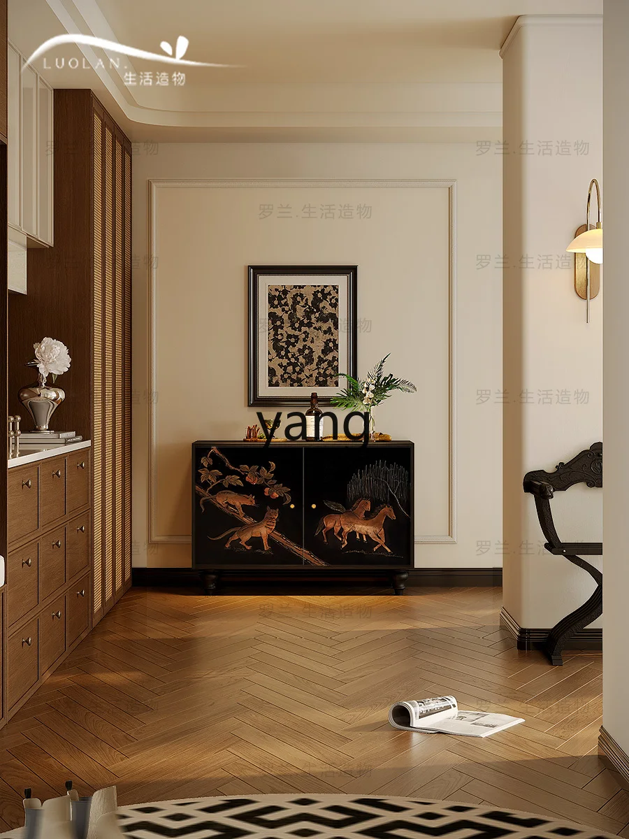 Шкафчик LXL с высокой ножкой классический художественный шкаф для дома спальни