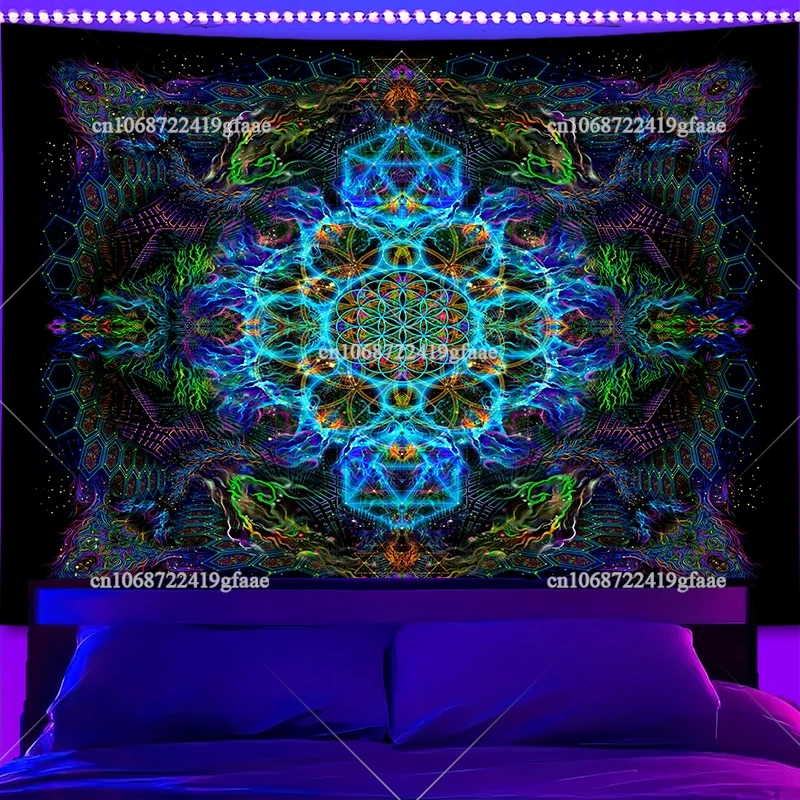 

Гобелен ФFO Цветок жизни UV-реактивный 3D-иллюзия