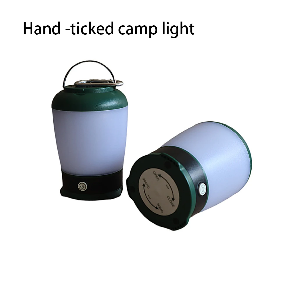 

Night Light With Hook Long Battery Life Camping Lantern USB Rechargeable Handheld Hanging Lamp Hiking Picnic Riding Type1