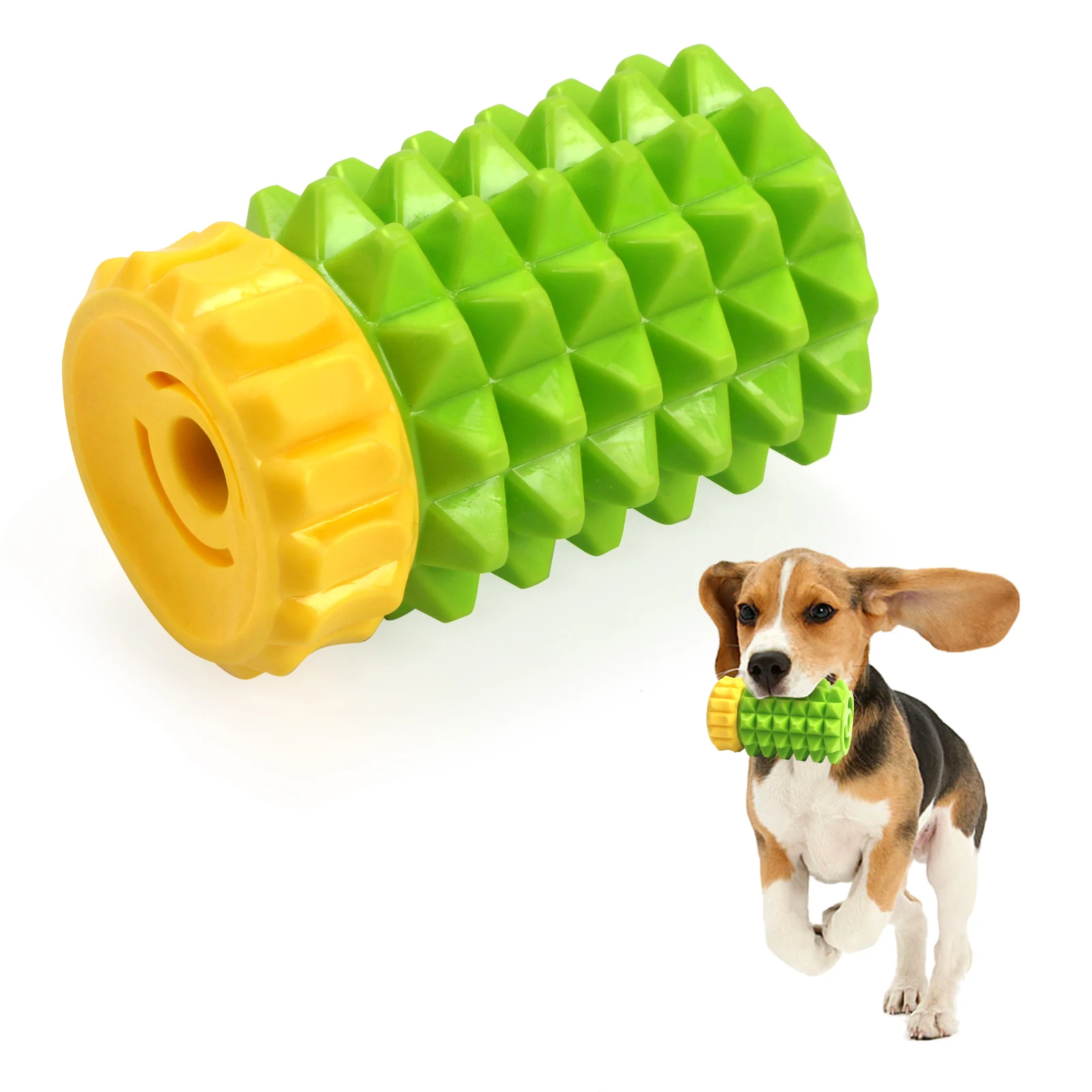 Игрушка для собачьего буксира войны жевания собаки с отверстием кормления