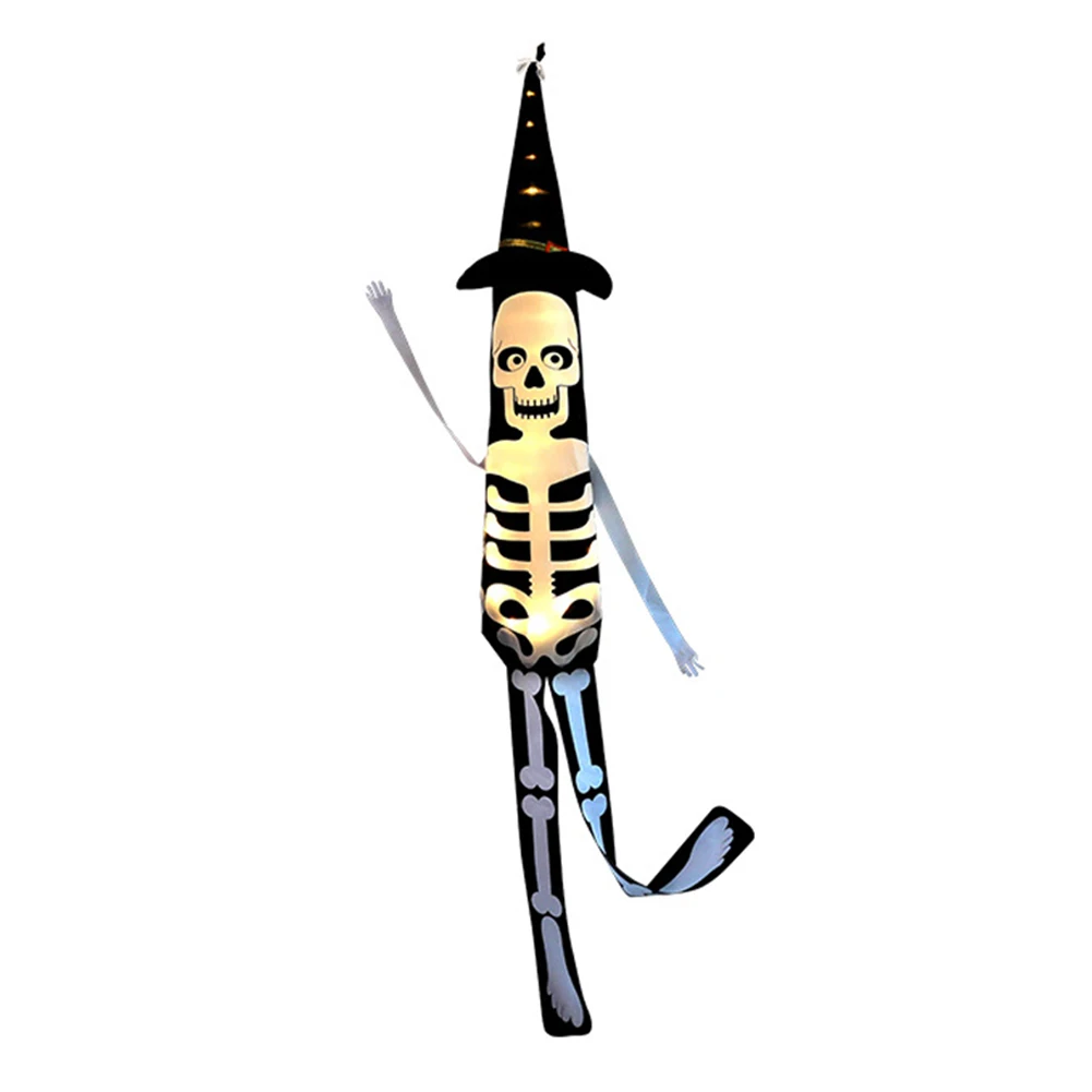 Наружный хэллоуин подвесной Скелет с подсветкой Хэллоуин скелет ветрозащитный