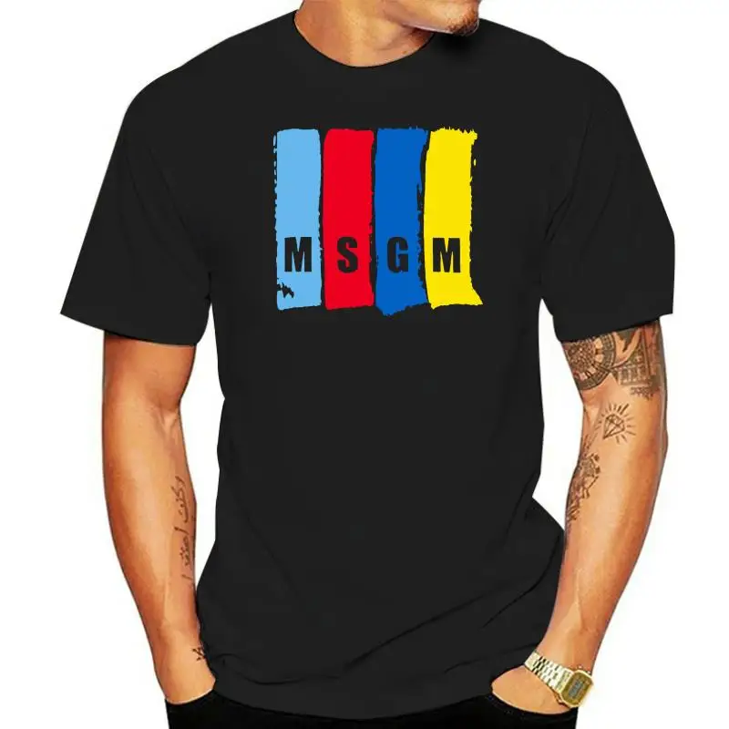 

Men T shirt Classic Colourful Graphic Msgm funny t-shirt novelty tshirt women