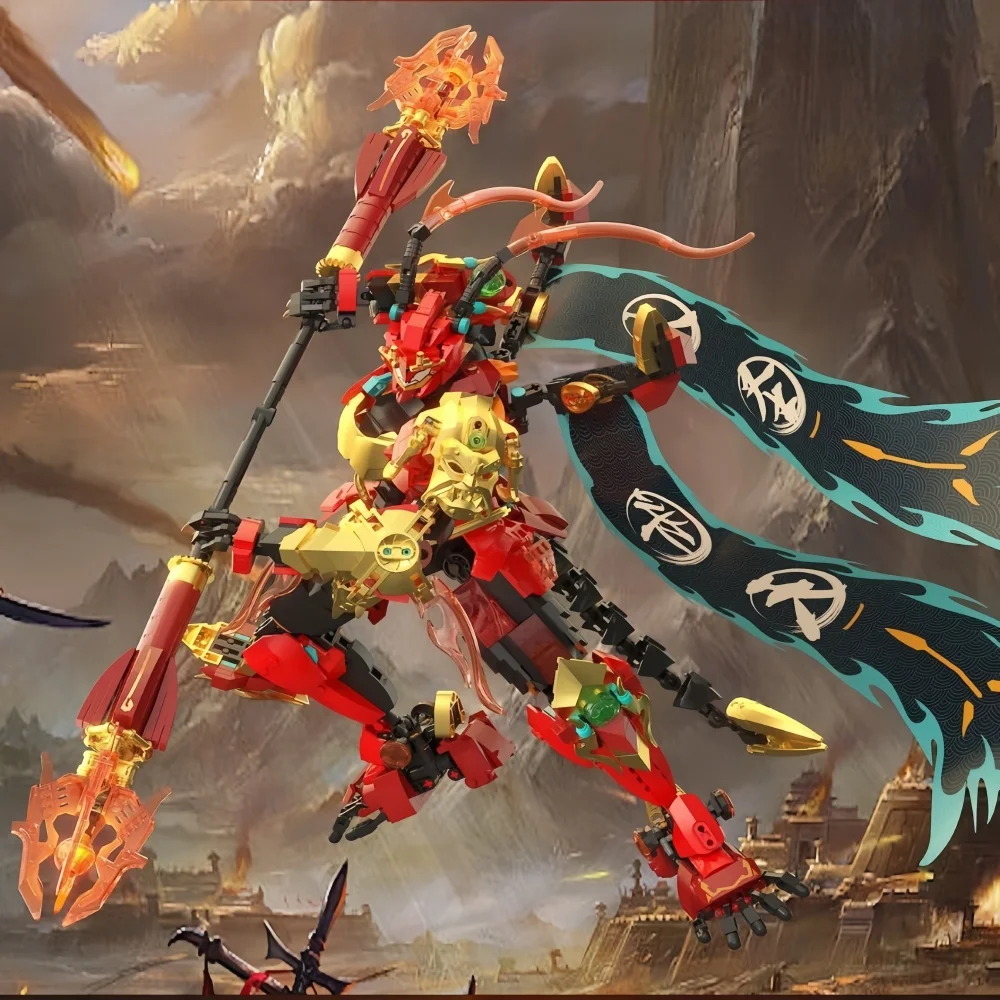 Набор Микро-мини-строительных Блоков Myth Wukong — Высококачественная Модель С