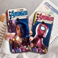 marvel comics phone case for huawei p30 p40 lite pro plus 5g funda coque silicone cover back soft shockproof smartphone black