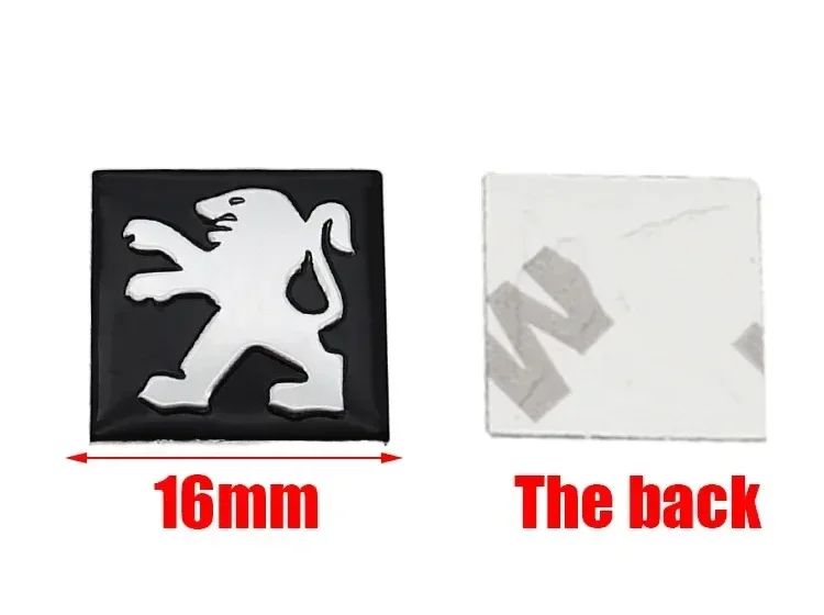 

Автомобильные наклейки 14/16 мм, специальный ключ Peugeot, эмблема, паста для Peugeot 407 3008 307 308 206 508 208 207 607 106 301 408 5008