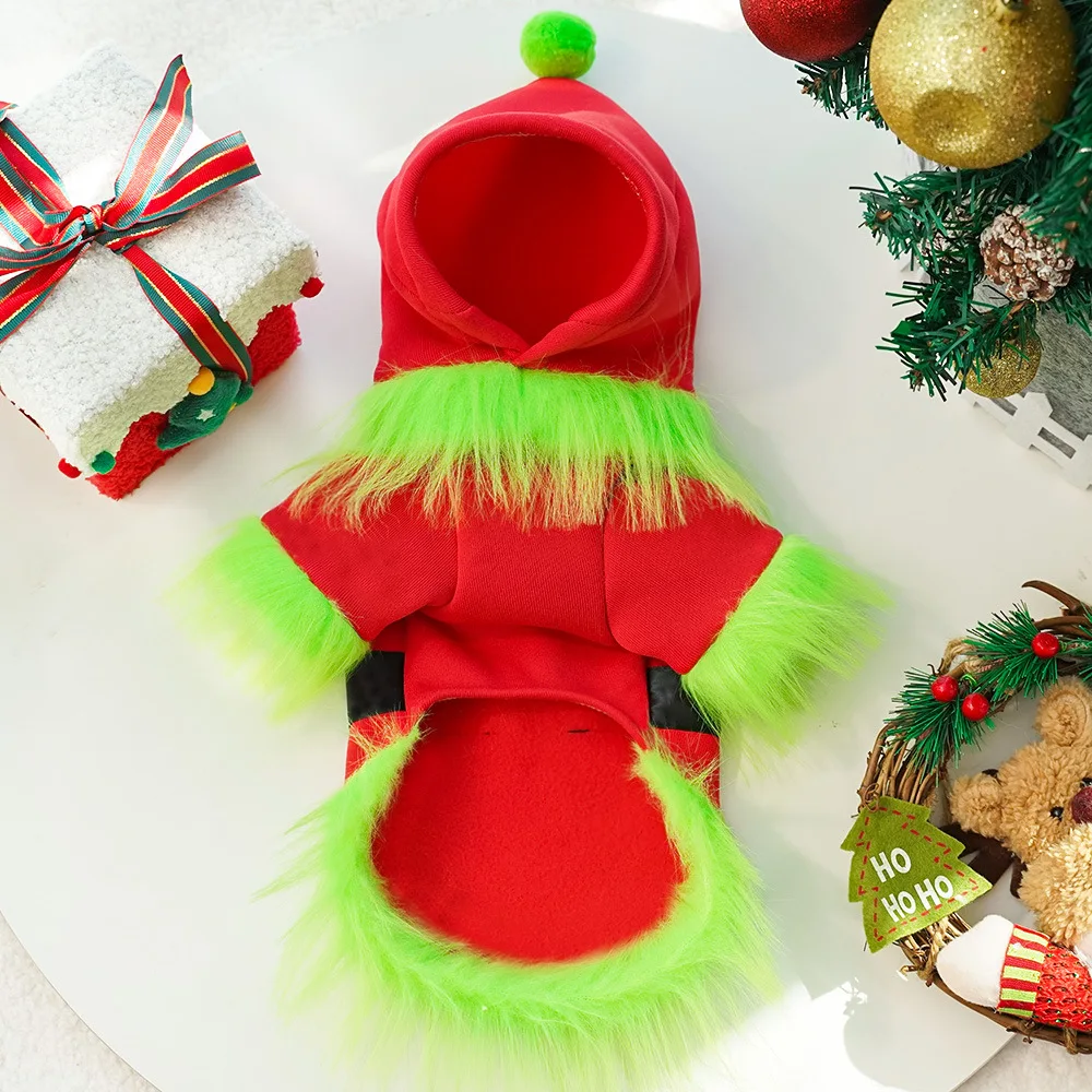 XS-2XL Одежда для собак зимняя теплая модная рождественская одежда пальто и кошек