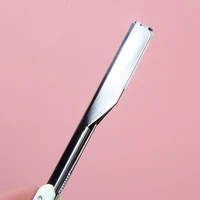 two color manual shaver professional stainless steel sharp salon razor holder folding shaving knife shave beard cutter