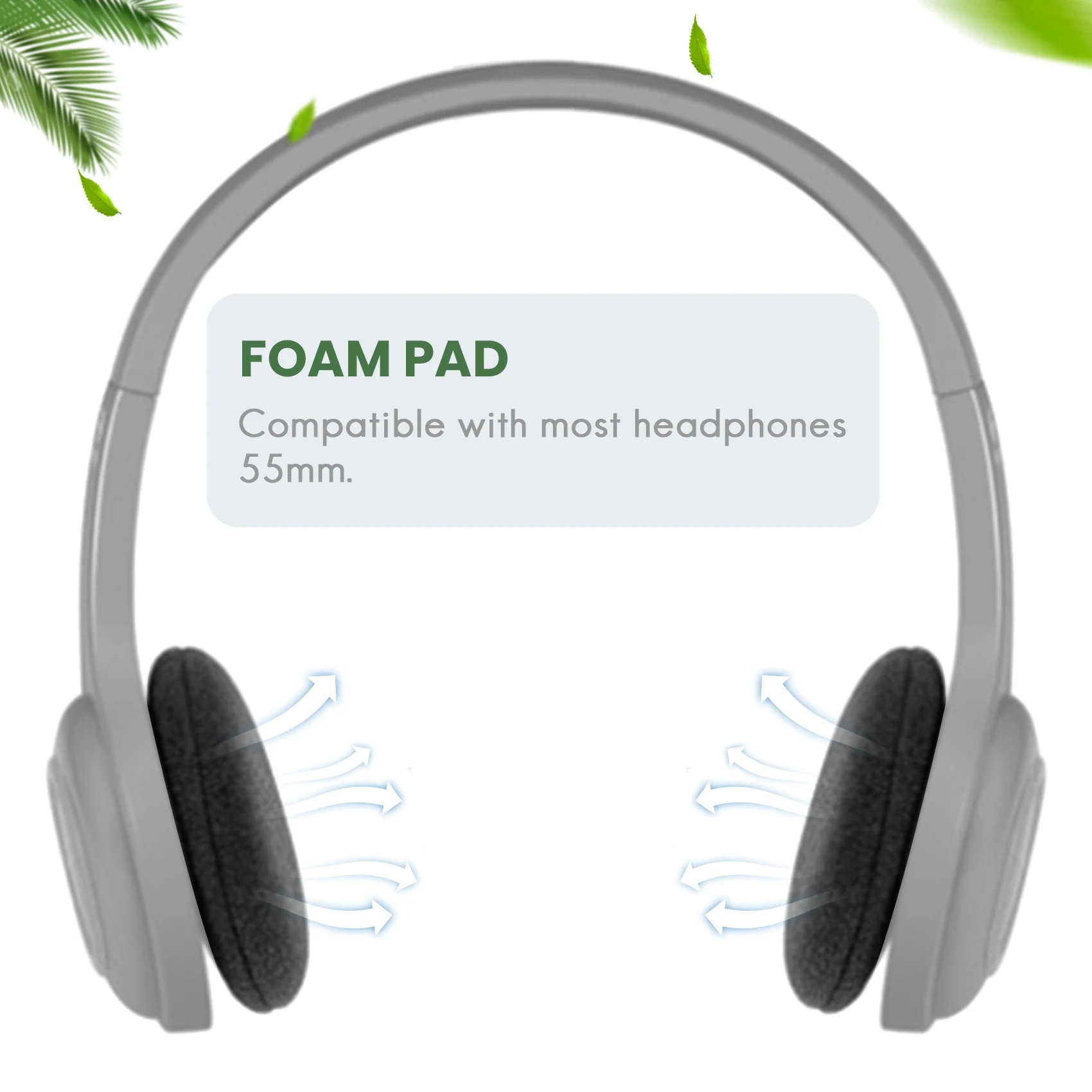 4 пары сменные накладки для наушников 60 мм