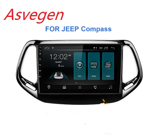 Factory Price Car GPS Electronic Android 10 Multimedia Navigation Car DVD Player For Jeep compass 2016 2017 2018