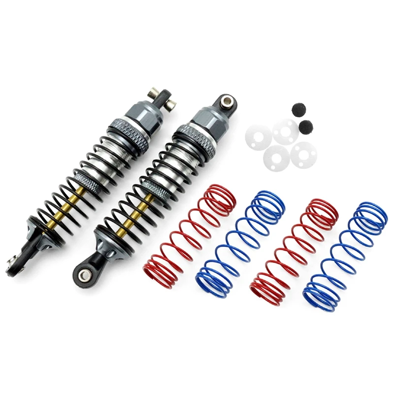 

1/10 Climbing Car RC Coilover Shock Absorber, Hole Spacing 86Mm, Suitable For TRX4 90016 SCX10 D90 Replacement Accessories
