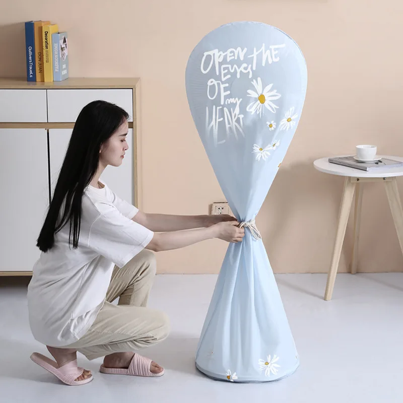 

High Quality Waterproof and Dustproof All-inclusive Electric Fan Dust Cover Household Floor Fan Cover Protective Cover Stand Fan
