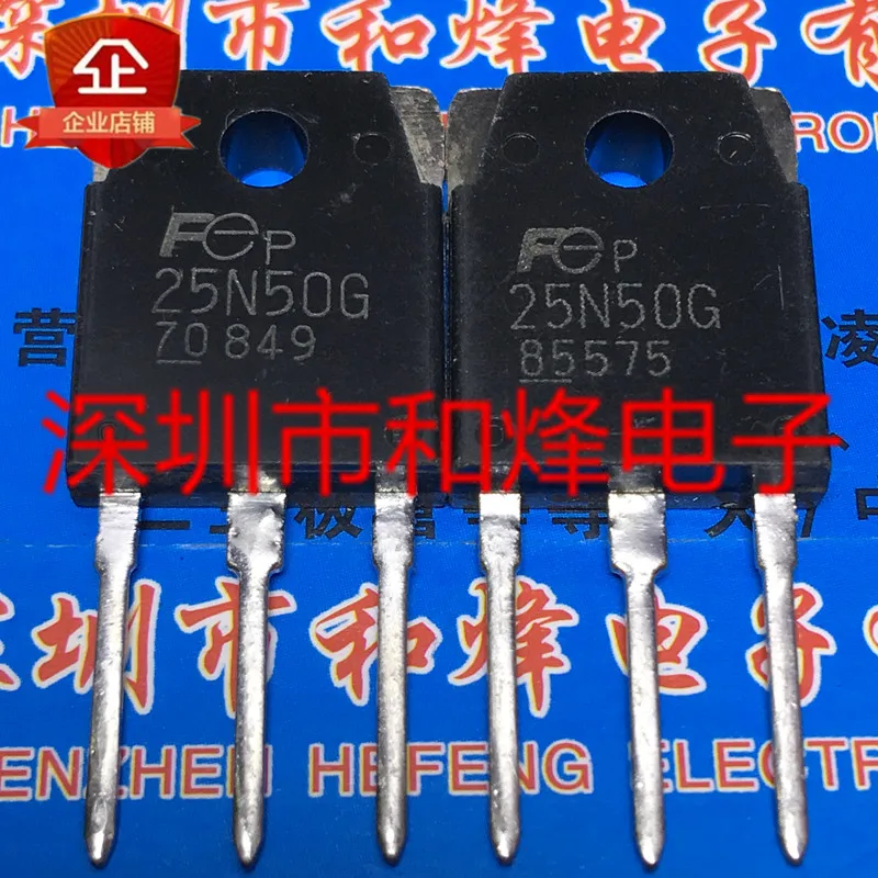 

Free shipping FMH25N50G 25N50G TO-3P 500V 25A 10PCS