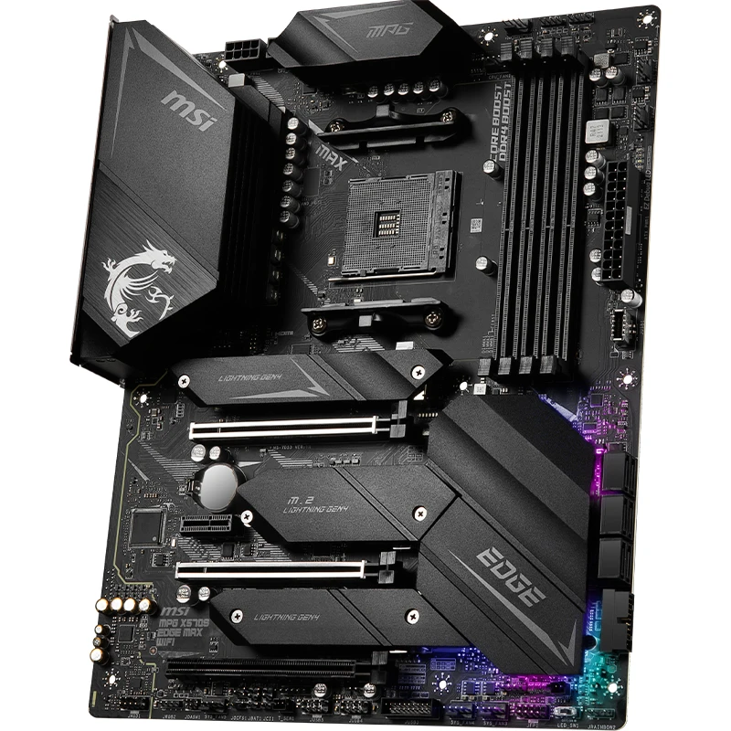 

Новая оригинальная плата для MSI MPG X570S EDGE MAX материнская плата с WIFI Ryzen 9 DDR4 128 ГБ PCI-E 4,0 3xM.2 GAMING X570 AM4 ATX