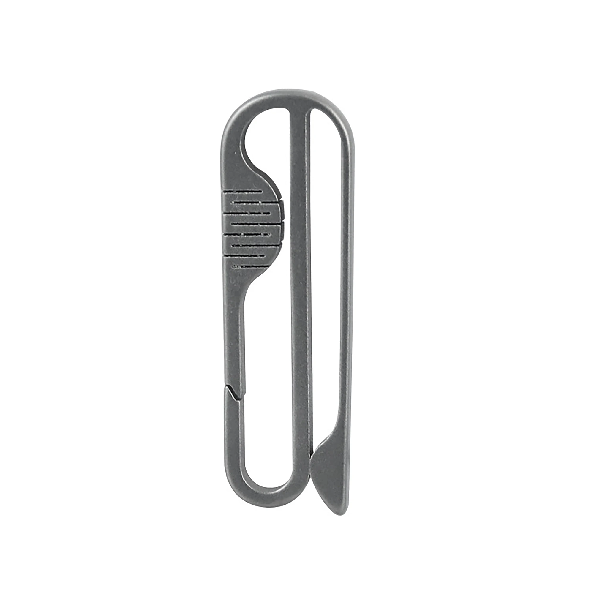 

Super fine TC4 Ti Solid titanium quick release detachable belt clip keychains Key ring Hook DIY FOB EDC housewarming gift