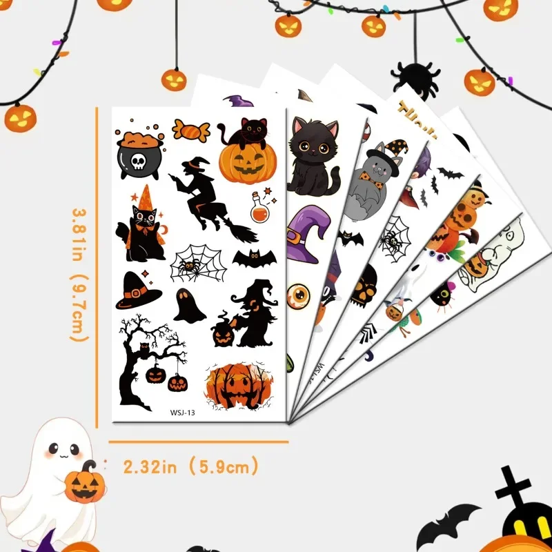 

Временные наклейки Хэллоуин