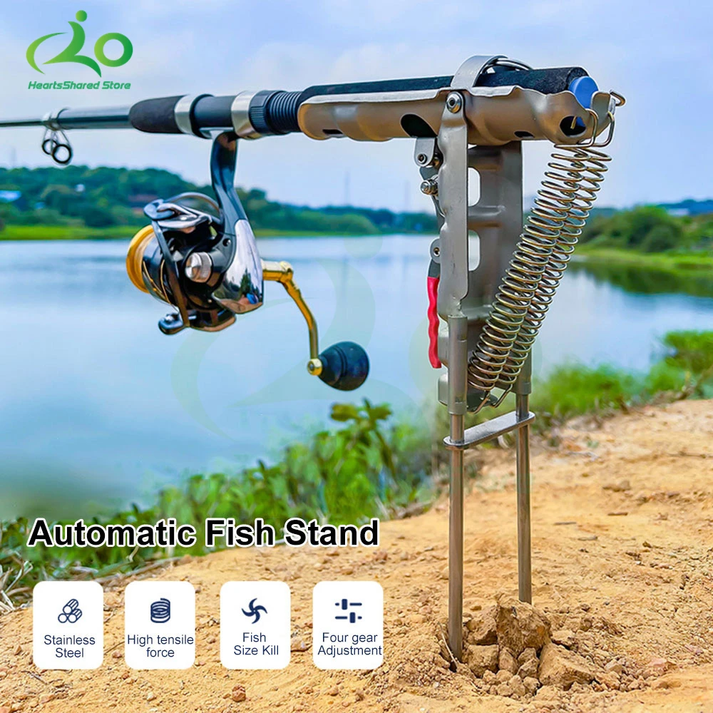

Automatic Fishing Bracket Sea Pole Throwing Pole To Insert Spring Bracket To Insert Turret Rack Rod Pole Lifter Fishing Gear