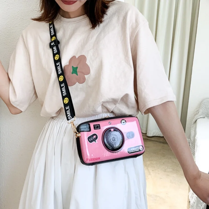 Girls Boys Bags New Fashion Mouse Cartoon Camera Modeling Shoulder Bag Women Messenger Bag