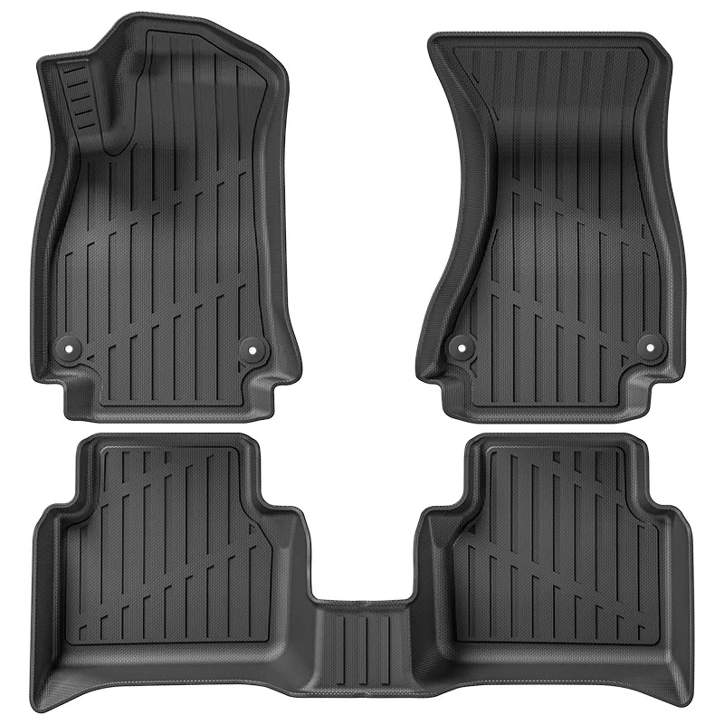Изготовленный на заказ 3D TPE автомобильный коврик для Audi A4L 2017-2024, водонепроницаемые, нескользящие, всепогодные автомобильные коврики, автомобильный коврик для ног