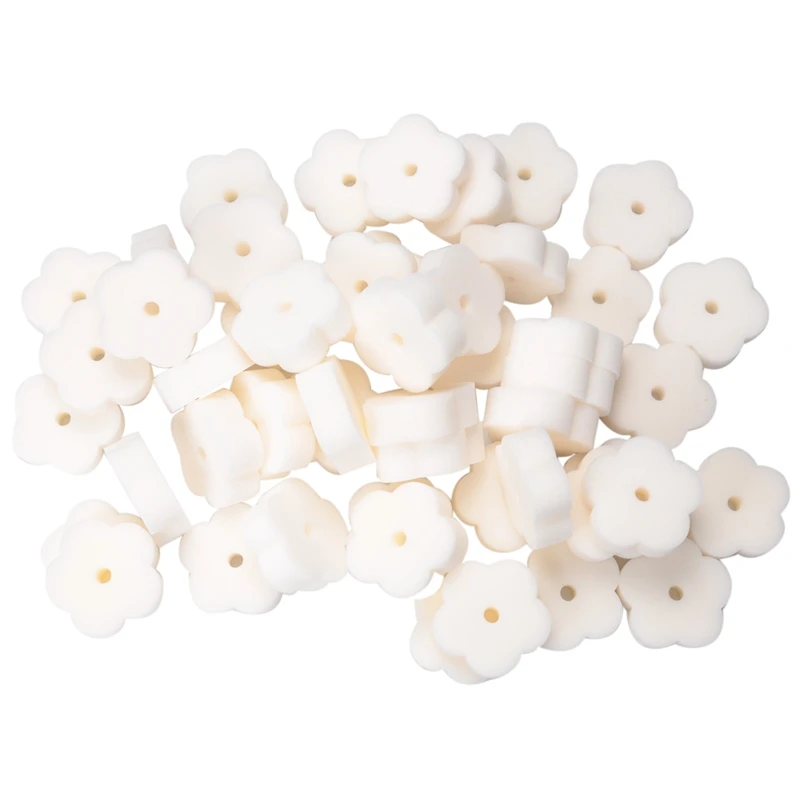 

50 Pieces Oil Absorbing Scum Sponge for Hot Tub, Swimming Pool and Spa (Flower)