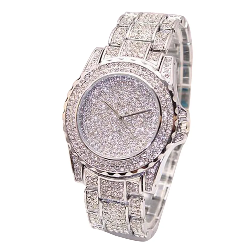 

Women Watch Fashion Shiny Starry Glittering Diamond Luxury Analog Quartz Solid Color Quartz Watch Часы Мужские Erkek Kol Saati