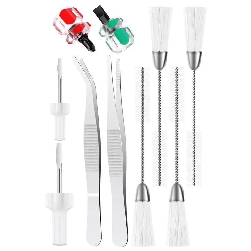 

Акция! Набор для чистки швейной машинки 10 шт., короткая отвертка, плоские крестовые отвертки, инструменты для ремонта швейной машинки