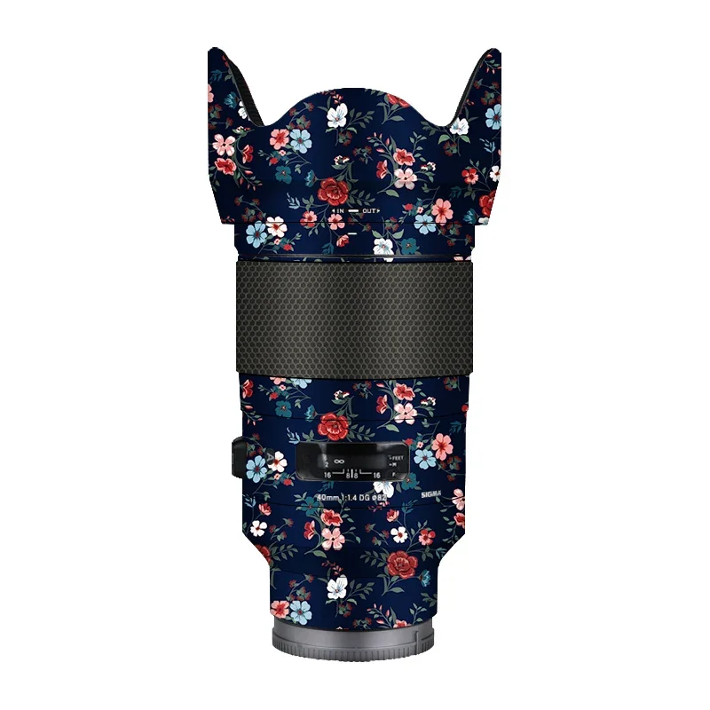 Для SIGMA Art 40 мм F1.4 DG HSM для крепления объектива Sony наклейка защитная на кожу пленка
