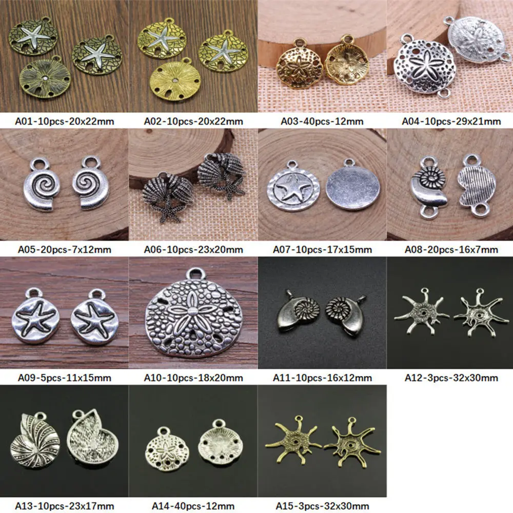 

New Arrival Conch Starfish Charms For Jewelry Making Gifts For Women